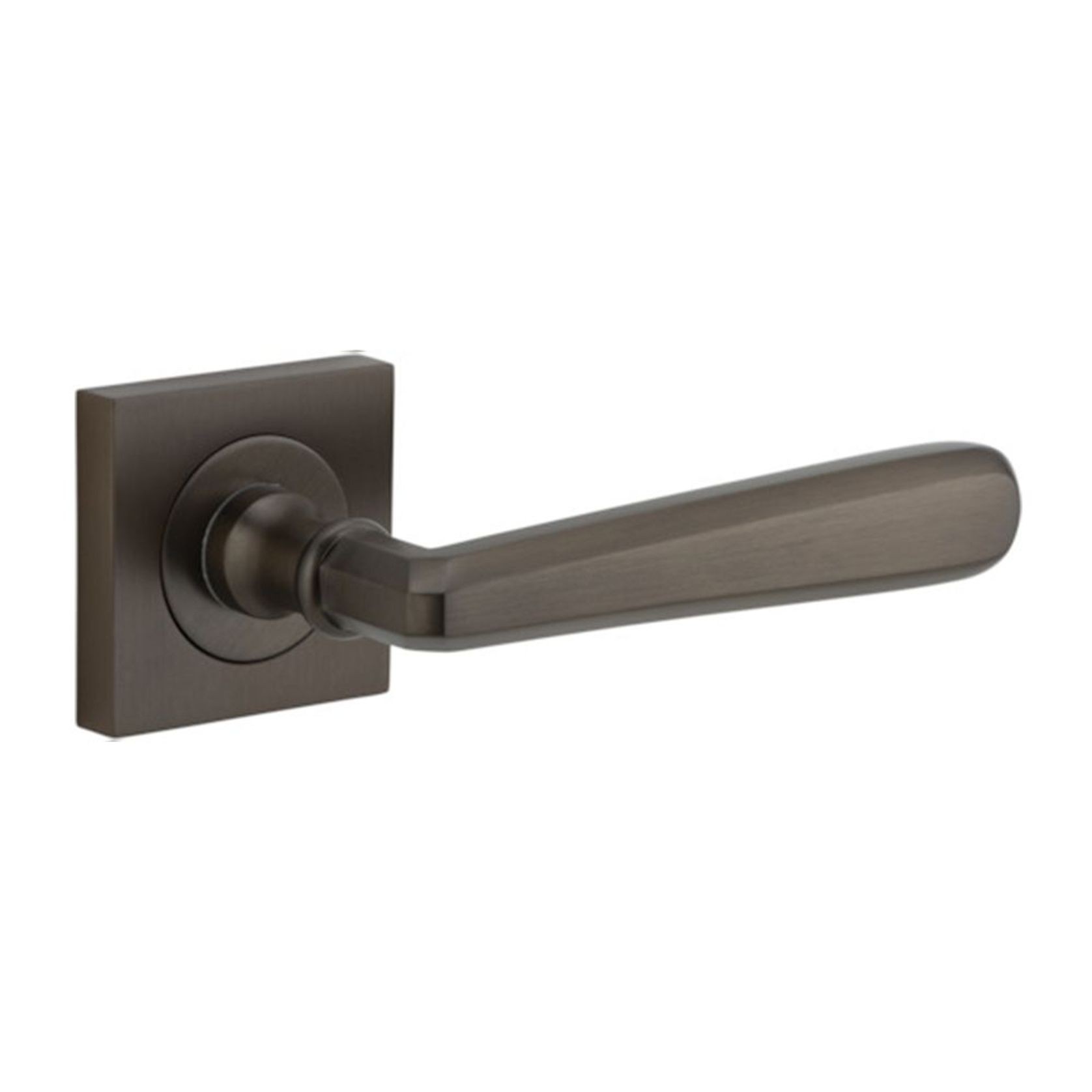 Iver Copenhagen Door Lever Handle on Square Rose gallery detail image