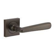 Iver Copenhagen Door Lever Handle on Square Rose gallery detail image