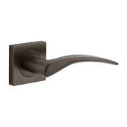 Iver Oxford Door Lever Handle on Square Rose gallery detail image