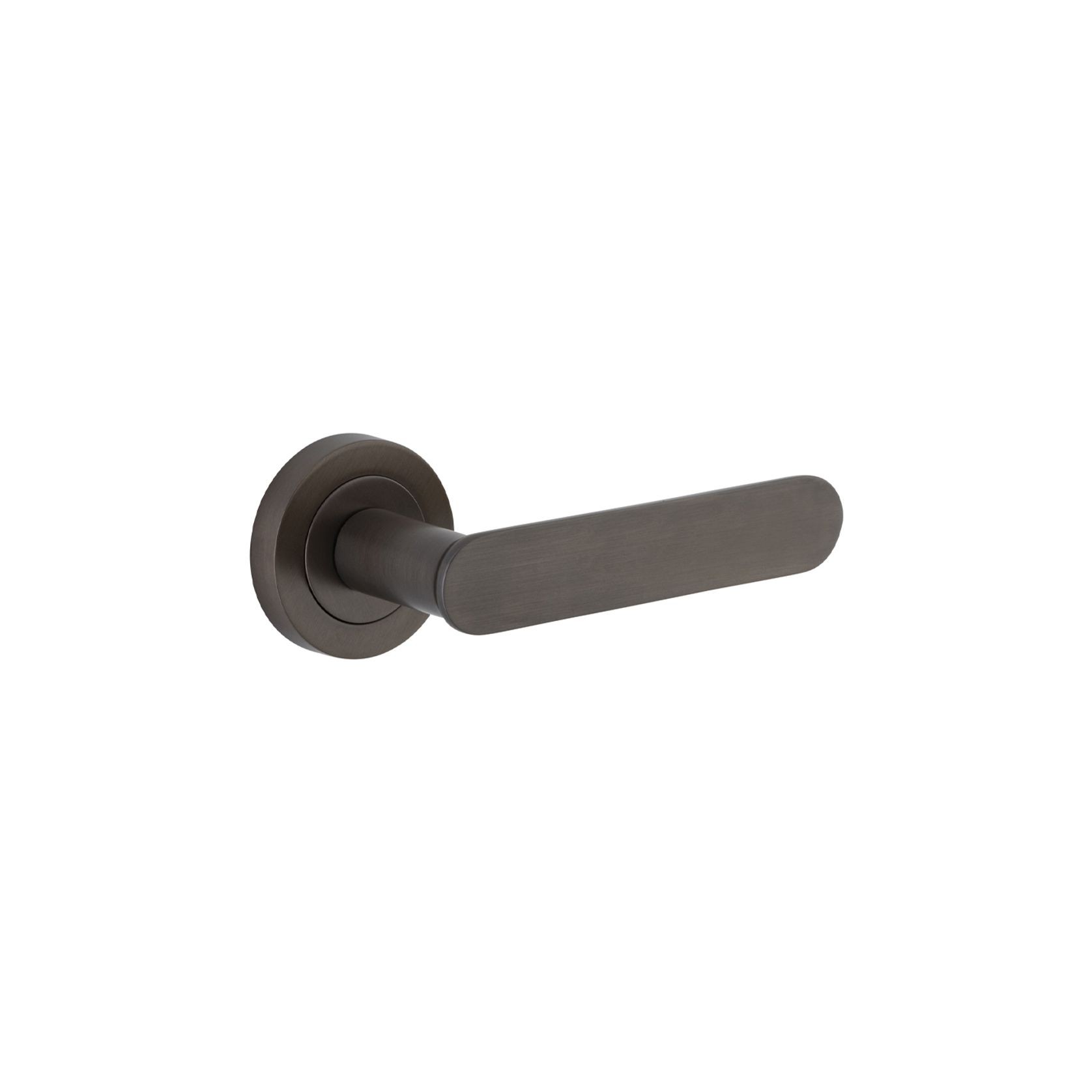 Iver Bronte Door Lever on Round Rose Passage gallery detail image