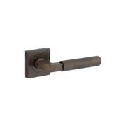 Iver Brunswick Door Lever Handle on Square Rose Passage gallery detail image