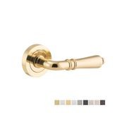 Iver Sarlat Door Lever Handle on Round Rose gallery detail image