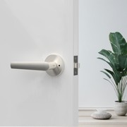 Tui Lever Handle In Matt Brushed Nickel gallery detail image