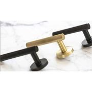 Atelier Door Lever With Latch - Matt Black gallery detail image