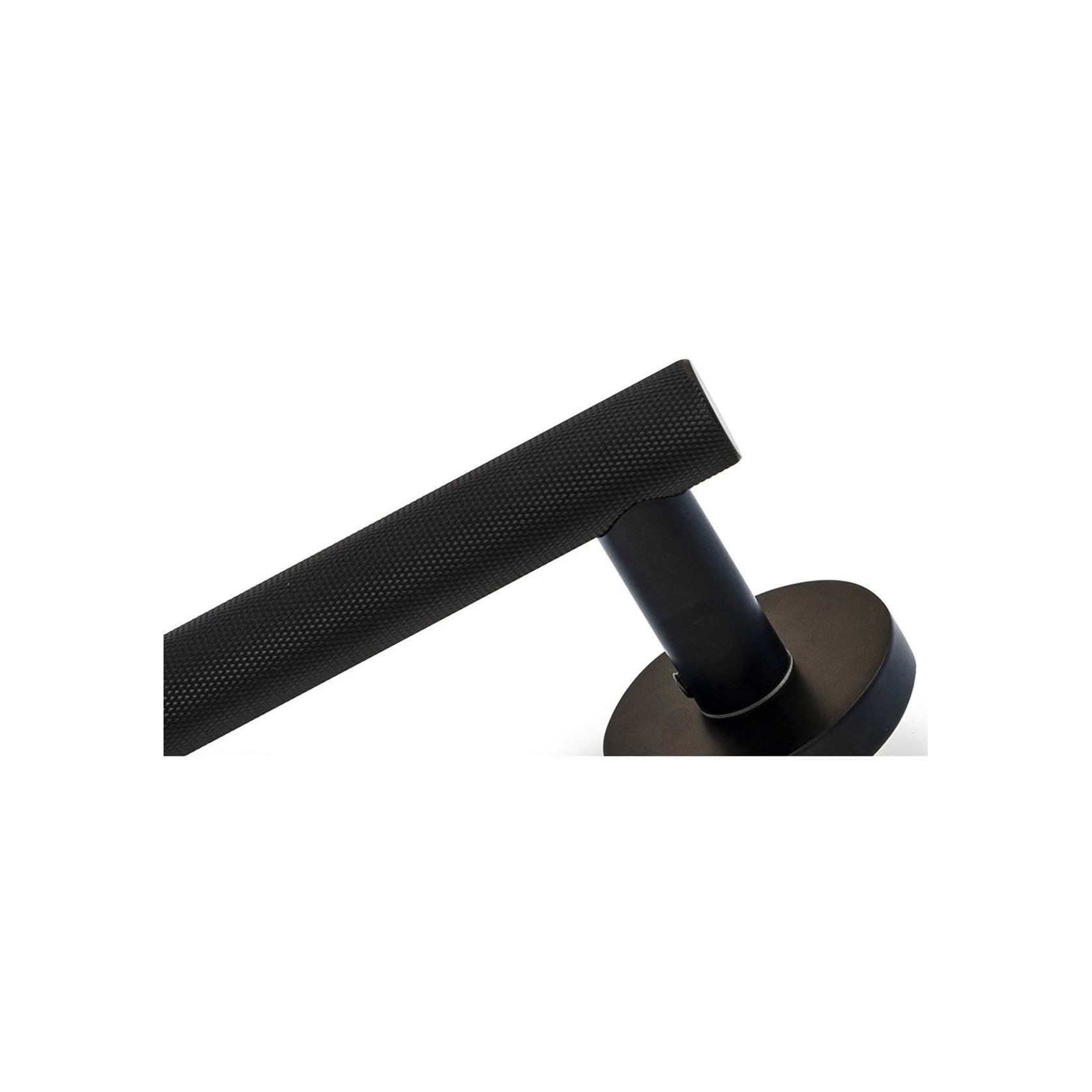 Atelier Door Lever With Latch - Matt Black gallery detail image