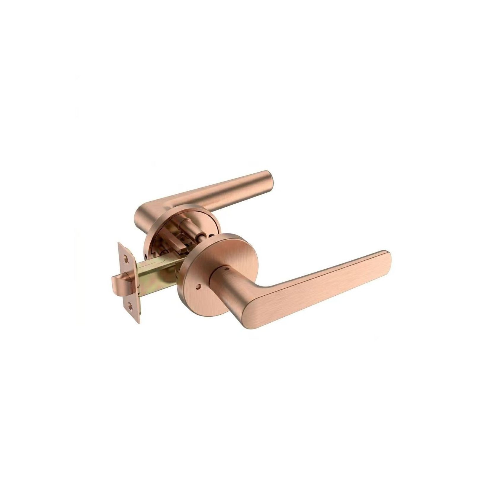 Tui Lever Handle In Rose Finish gallery detail image