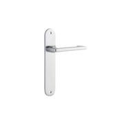 Baltimore Return Door Lever Oval Backplate gallery detail image