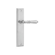 Sarlat Lever - Stepped Backplate | Brushed Chrome gallery detail image