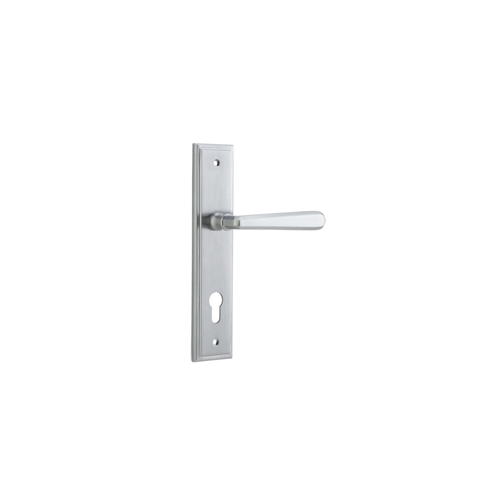 Copenhagen Door Lever Stepped Backplate gallery detail image