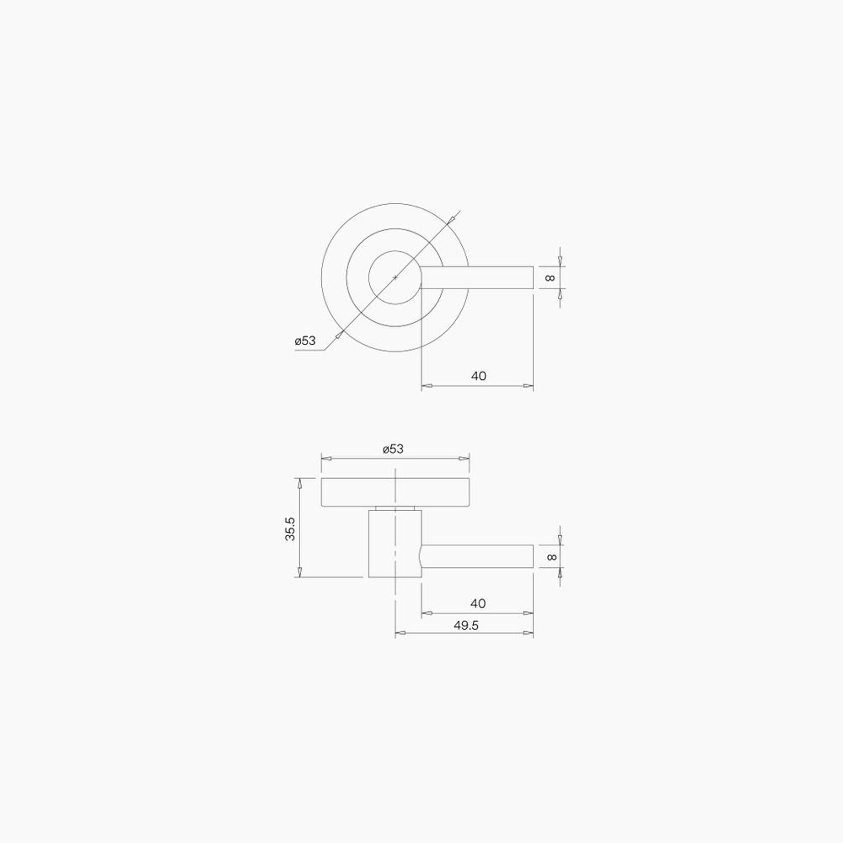 B0005MBLK - Round DDA Compliant Turn Snib MBLK gallery detail image