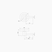 B0005MBLK - Round DDA Compliant Turn Snib MBLK gallery detail image