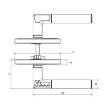 Lockwood Electronic Lock Code Door Lever Right Hand Stainless Steel 8816RSS gallery detail image
