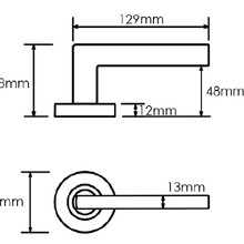 Schlage Form Series Albo Door Lever gallery detail image