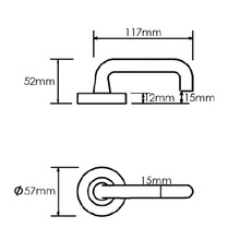 Schlage Form Series Alpha Door Lever gallery detail image