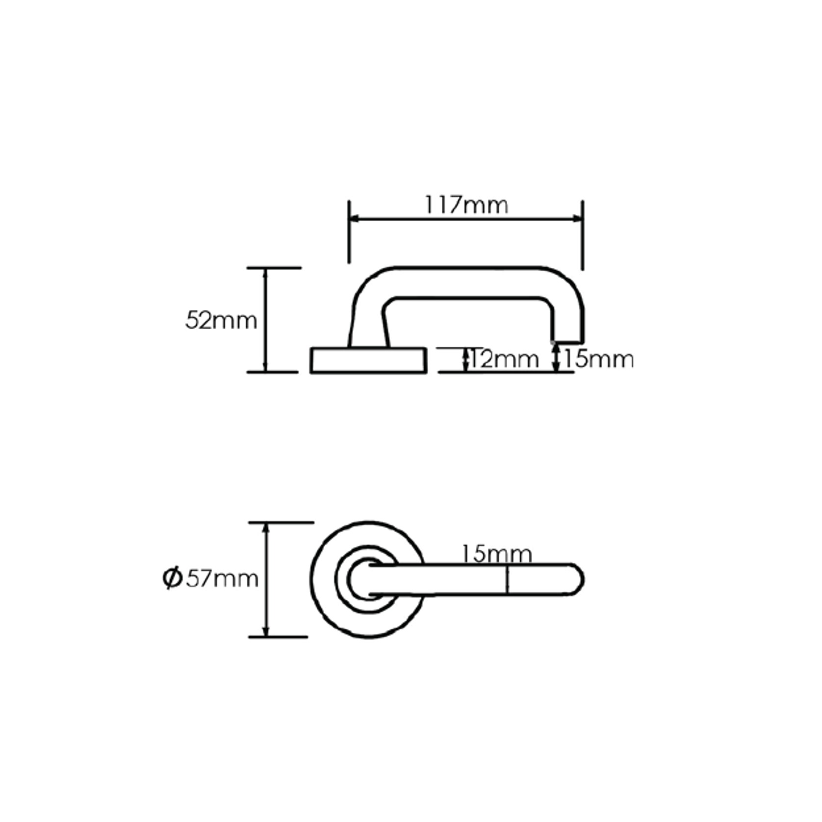 Schlage Form Series Alpha Door Lever gallery detail image