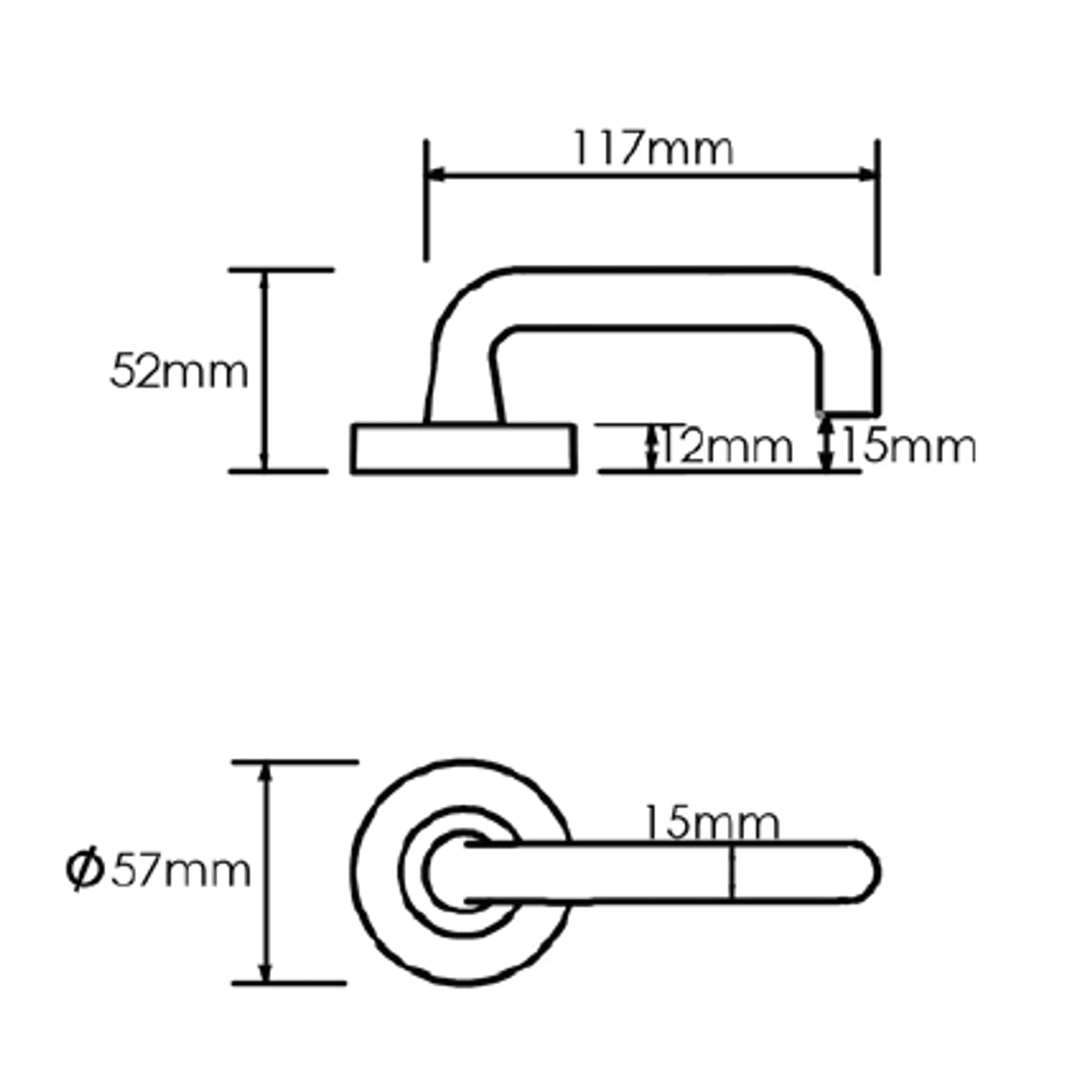 Schlage Form Series Alpha Door Lever gallery detail image