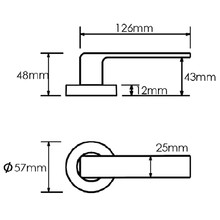 Schlage Form Series Angelo Lever gallery detail image