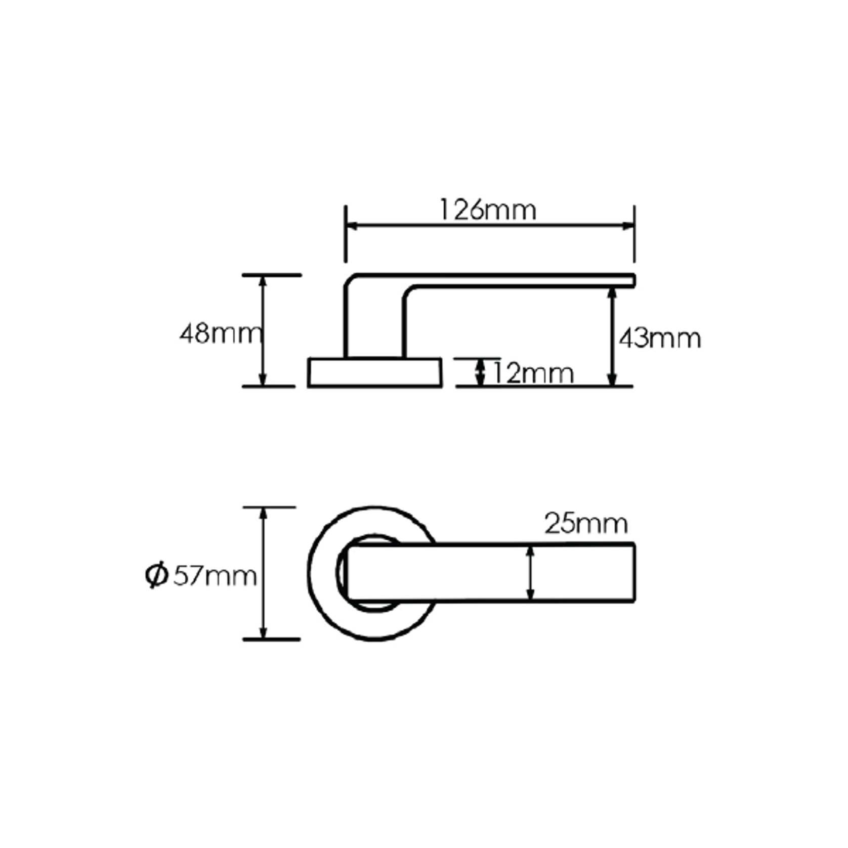 Schlage Form Series Angelo Lever gallery detail image