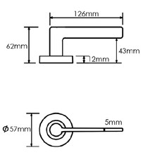 Schlage Form Series Carrillo Lever gallery detail image