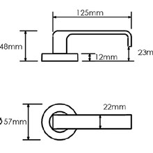 Schlage Form Series Costa Lever gallery detail image