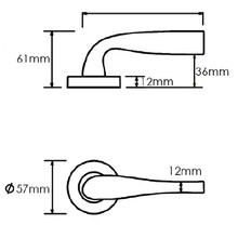 Schlage Form Series Picasso Lever gallery detail image