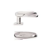 Pebbles Door Lever Handle 2800 on Rose gallery detail image