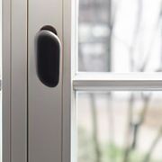Pebbles Door Lever 2601 on Rose gallery detail image