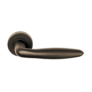 Formani BASICS LB18 Solid Sprung Lever Handle on Rose gallery detail image