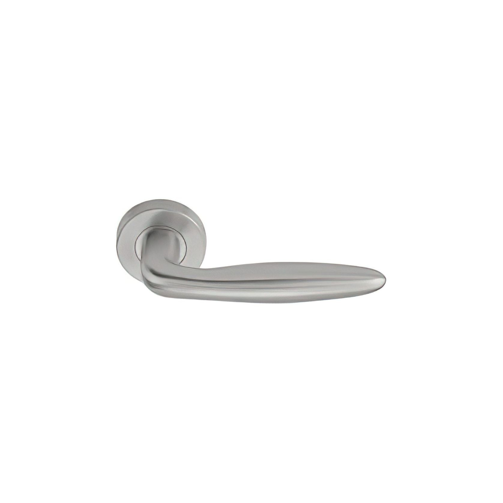 Formani BASICS LB18 Solid Sprung Lever Handle on Rose gallery detail image