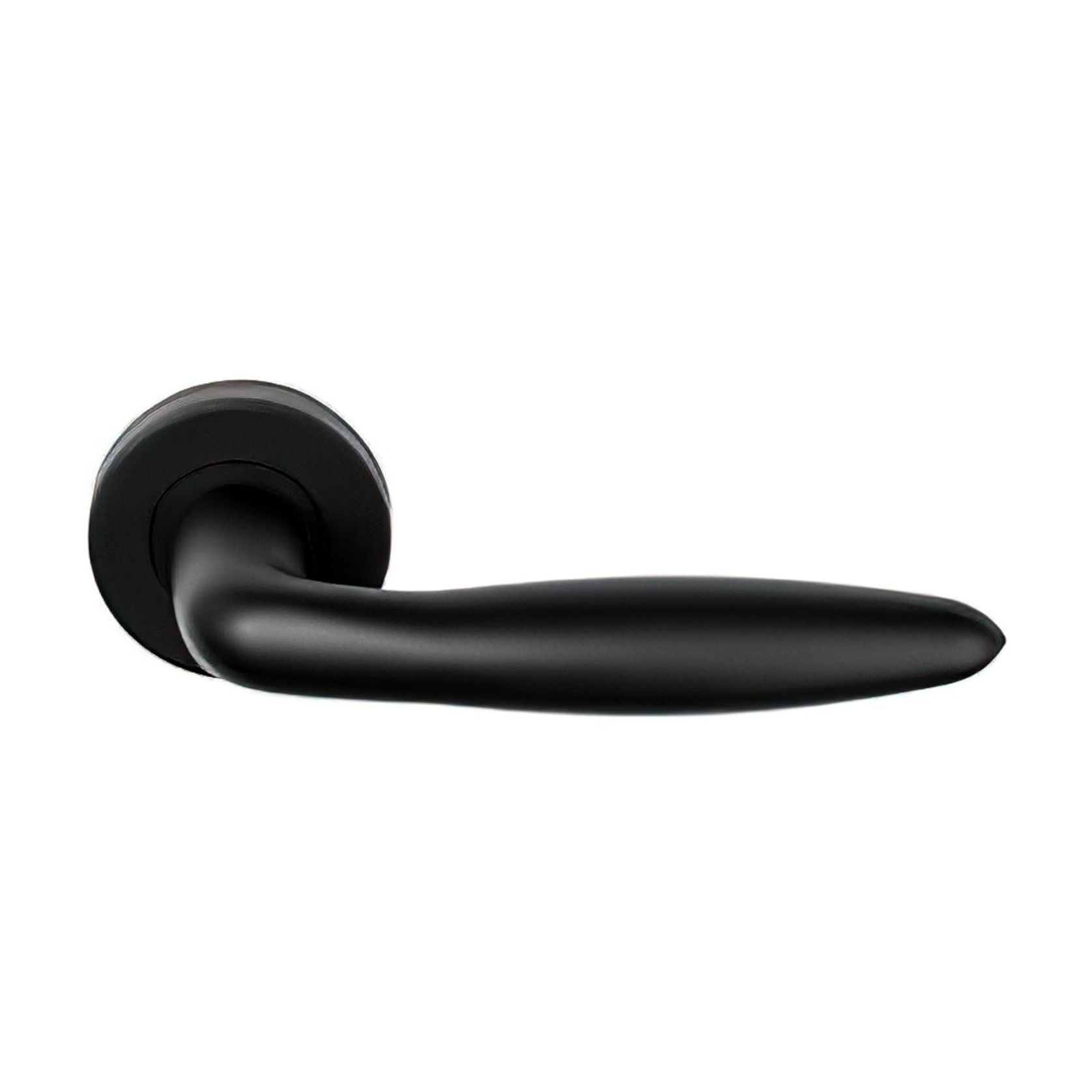 Formani BASICS LB18 Solid Sprung Lever Handle on Rose gallery detail image