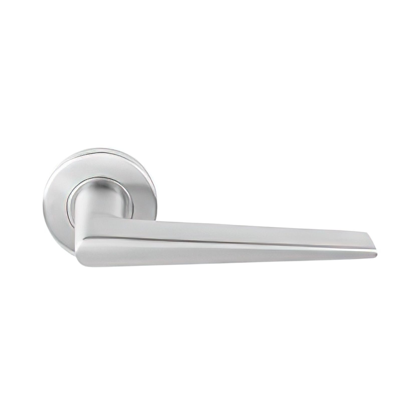 Formani BASICS LB21 Solid Sprung Lever Handle on Rose gallery detail image