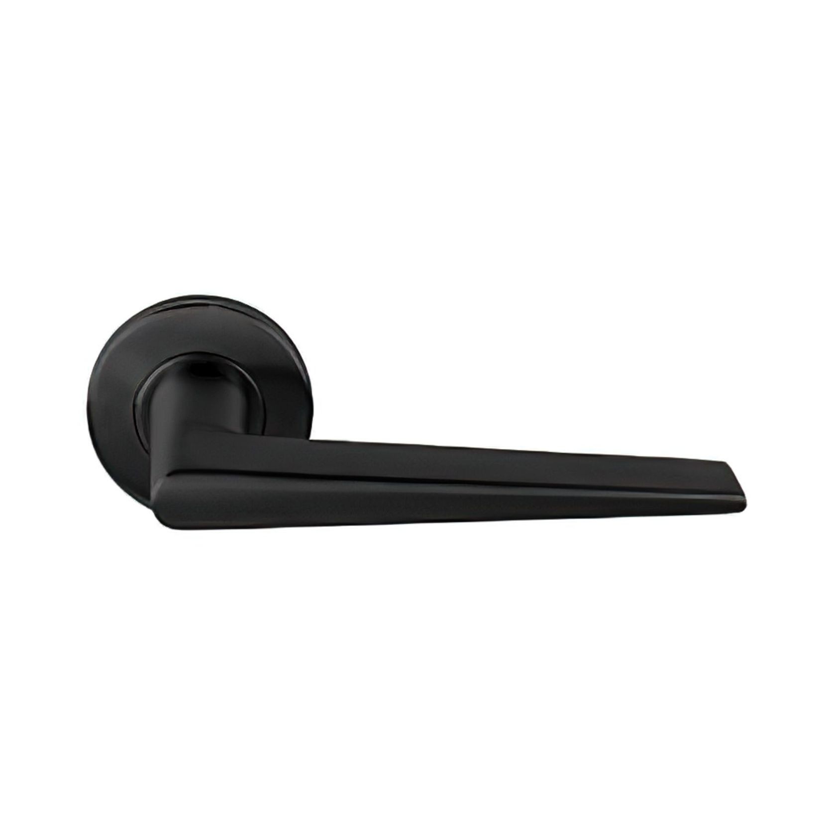 Formani BASICS LB21 Solid Sprung Lever Handle on Rose gallery detail image
