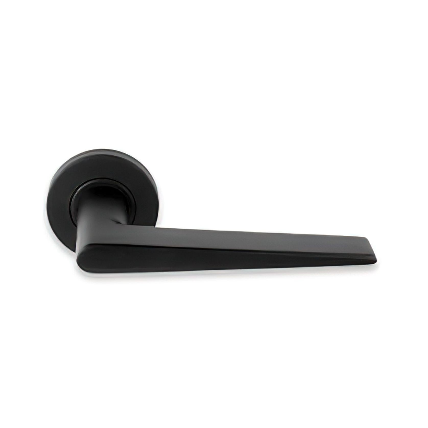 Formani BASICS LB21 Solid Sprung Lever Handle on Rose gallery detail image