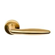 Formani BASICS LB18 Solid Sprung Lever Handle on Rose gallery detail image