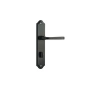 Iver Annecy Door Lever on Shouldered Backplate Signature Brass gallery detail image