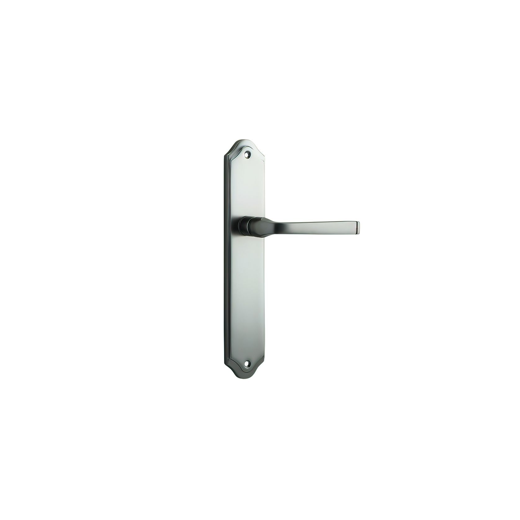 Iver Annecy Door Lever on Shouldered Backplate Satin Nickel - Customise to your needs gallery detail image
