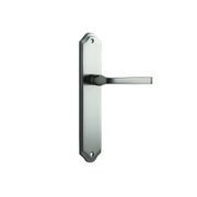 Iver Annecy Door Lever on Shouldered Backplate Satin Nickel - Customise to your needs gallery detail image