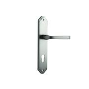 Iver Annecy Door Lever on Shouldered Backplate Satin Nickel - Customise to your needs gallery detail image
