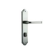 Iver Annecy Door Lever on Shouldered Backplate Satin Nickel - Customise to your needs gallery detail image