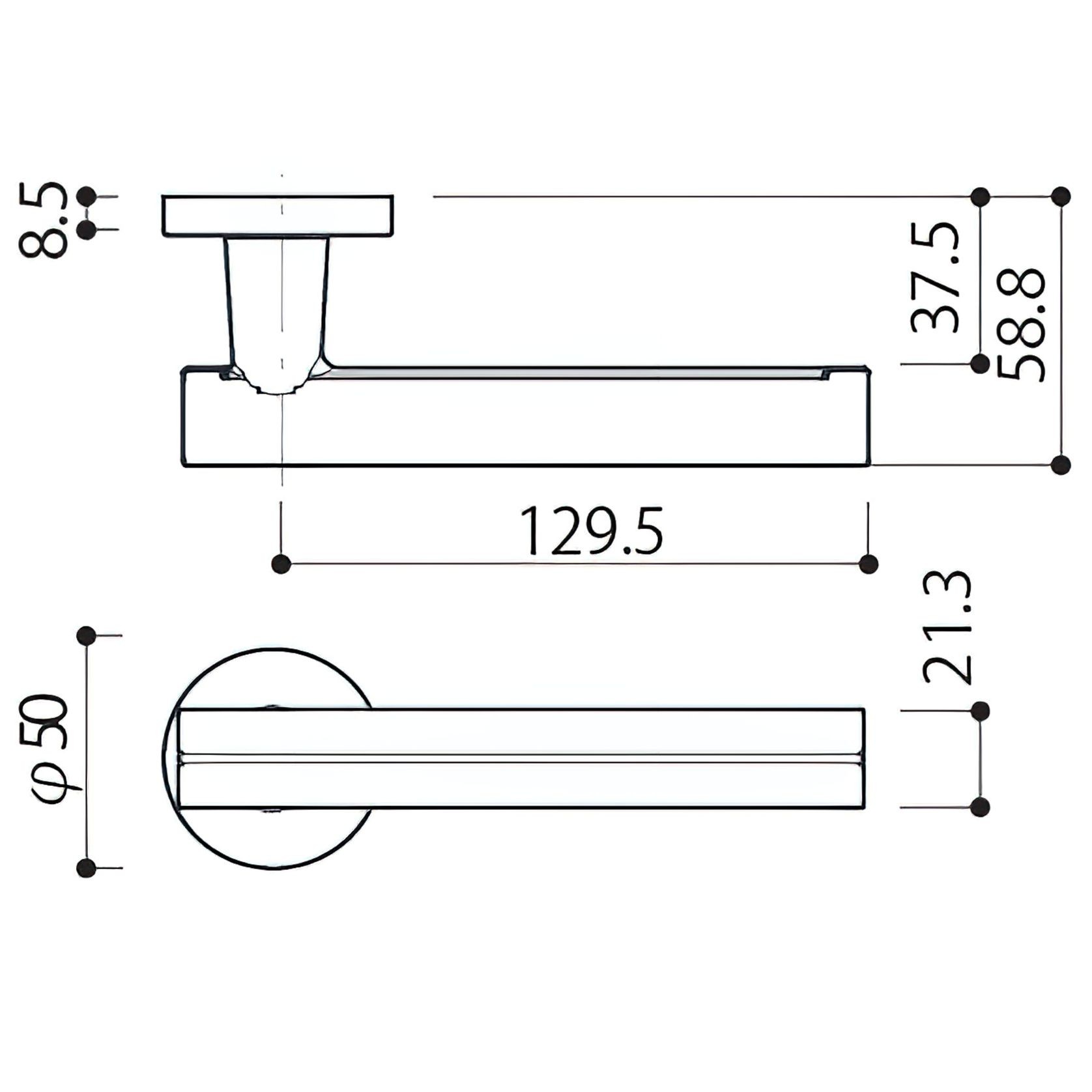 Kawajun Solid Brass & Aluminium Door Leverset gallery detail image