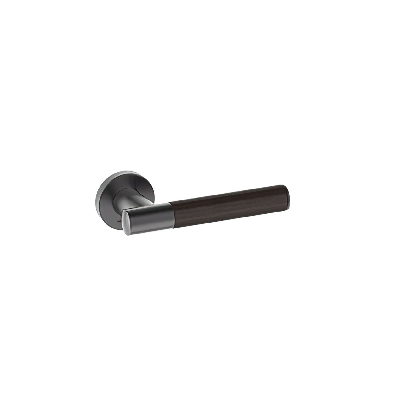 Kawajun Solid Brass and K-Wood Door Leverset TCC gallery detail image