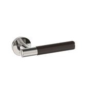 Kawajun Solid Brass and K-Wood Door Leverset TCC gallery detail image