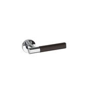 Kawajun Solid Brass and K-Wood Door Leverset TCC gallery detail image