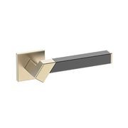 Kawajun Solid Brass and Triune Etched Door Leverset TBT gallery detail image