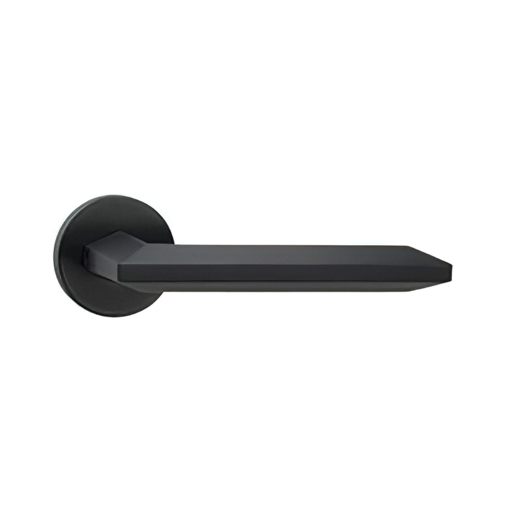 Kawajun Door Leverset Aluminium Blasted Black H3C gallery detail image