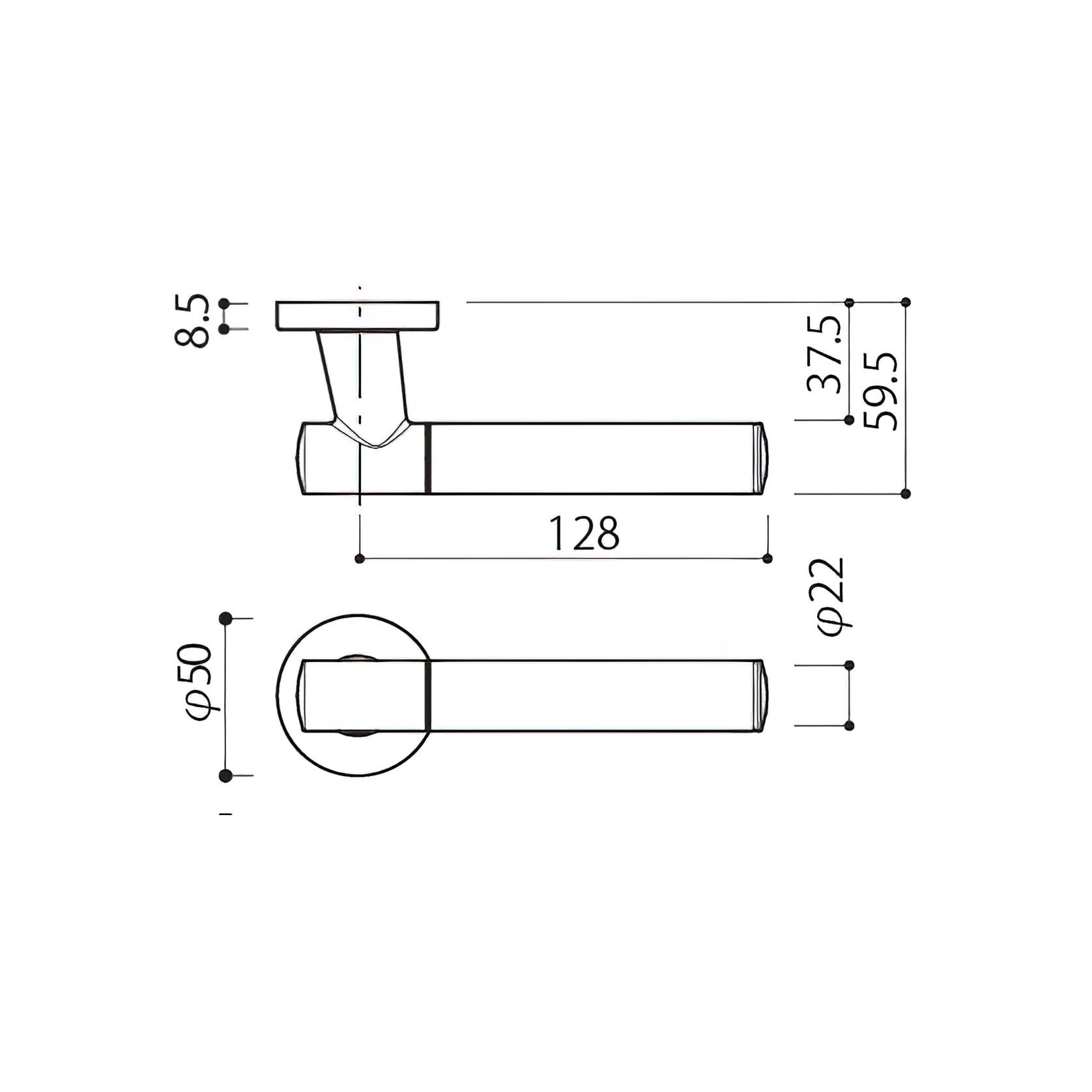 Kawajun TCC Solid Brass and Weave Etched Leverset gallery detail image