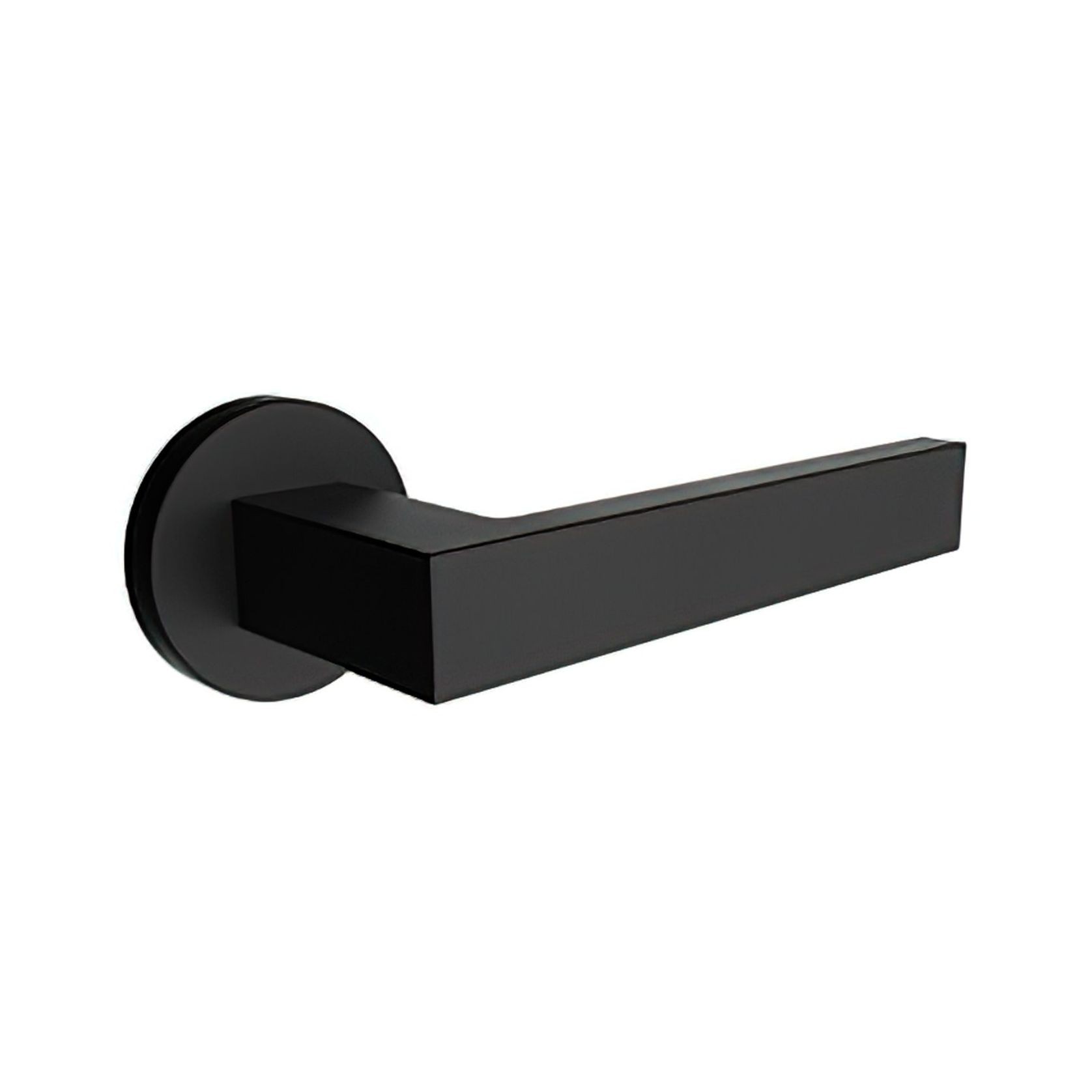 Kawajun TSC Blasted Black Aluminium Door Leverset gallery detail image