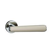 Kawajun Solid Door Leverset with Leather Handle MNC gallery detail image
