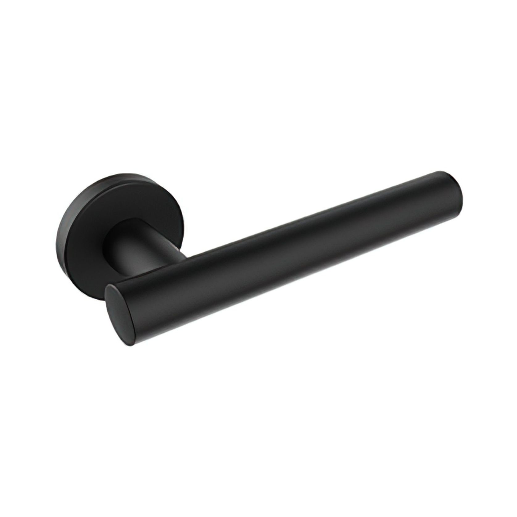 Kawajun TWC Blasted Black Aluminium Door Leverset gallery detail image