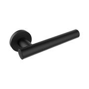 Kawajun TWC Blasted Black Aluminium Door Leverset gallery detail image